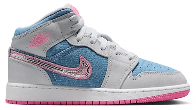 Jordan Air 1 Mid - Girls' Grade School