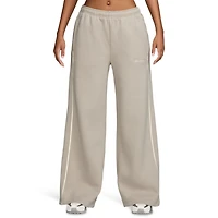 Nike Studio Fleece Scallop Wide Leg Pants - Women's