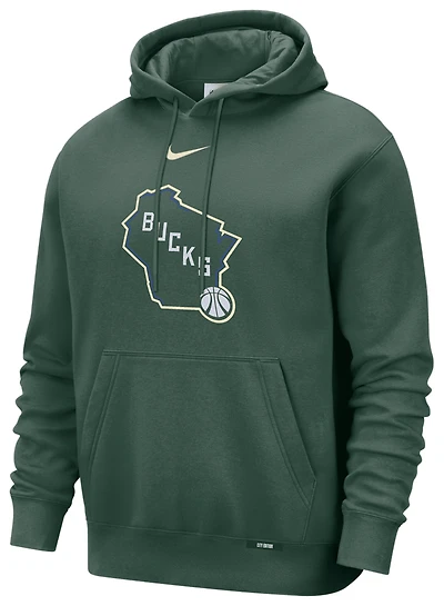 Nike Bucks Club Logo City Edition Hoodie - Men's