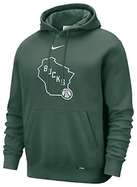 Nike Bucks Club Logo City Edition Hoodie - Men's