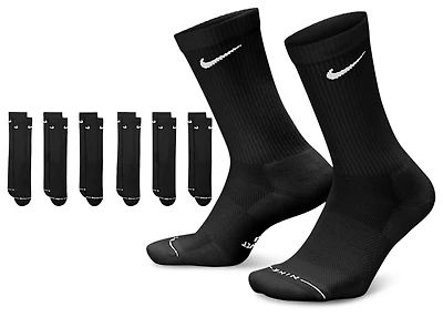 Nike Everyday Elevated Crew Socks 6 Pack - Adult