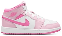 Jordan 1 Mid - Girls' Grade School