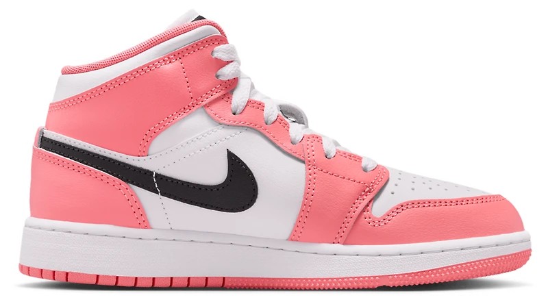 Jordan 1 Mid - Girls' Grade School