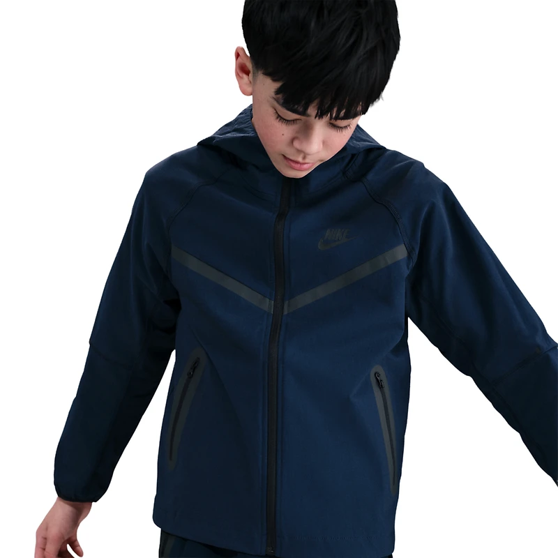 Nike NSW Tech Woven Full-Zip Jacket PD - Boys' Grade School