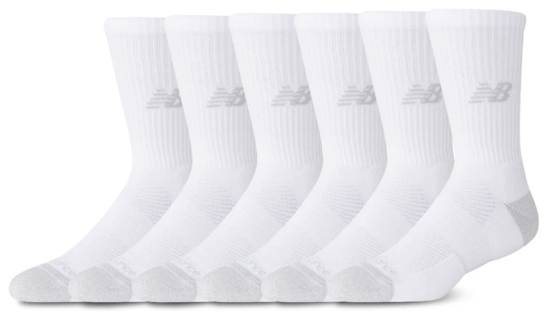 New Balance Active Cushion 6PK Crew Sock