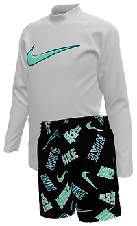 Nike Long Sleeve & Short Set - Boys' Preschool