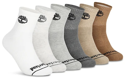 Timberland Millboro Quarter Socks 6 Pack - Men's