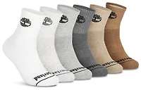 Timberland Millboro Quarter Socks 6 Pack - Men's