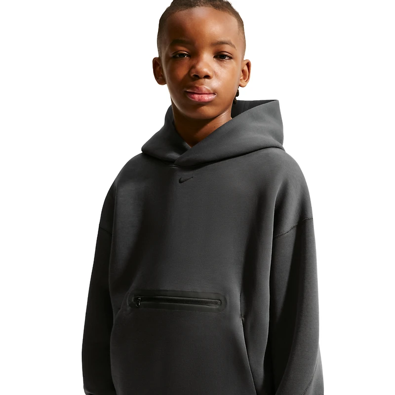 Nike NSW Tech Fleece Oversized Pullover Hoodie - Boys' Grade School