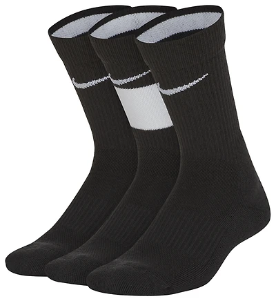 Nike 3 Pack Elite Crew Socks - Boys' Grade School
