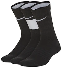 Nike 3 Pack Elite Crew Socks - Boys' Grade School