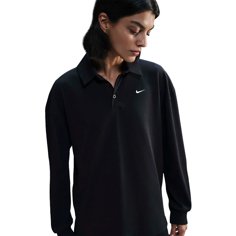 Nike NSW Essential Oversize Long Sleeve Polo - Women's