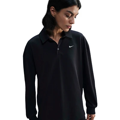 Nike NSW Essential Oversize Long Sleeve Polo - Women's