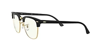 RB3016 Clubmaster Blue-Violet Light Clear