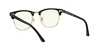 RB3016 Clubmaster Blue-Violet Light Clear