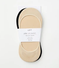 Ballet Flat No Show Sock Set