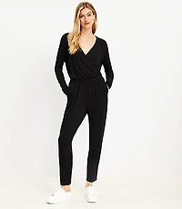 Lou & Grey Signature Softblend Crossover Jumpsuit