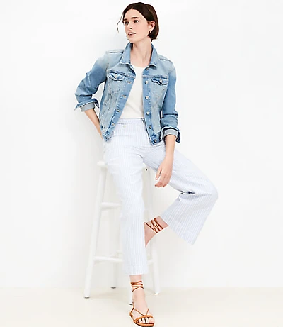 Denim Trucker Jacket Light Mid Indigo Wash