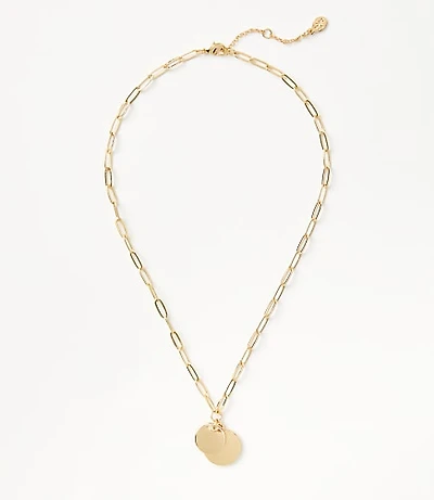 Coin Charm Necklace