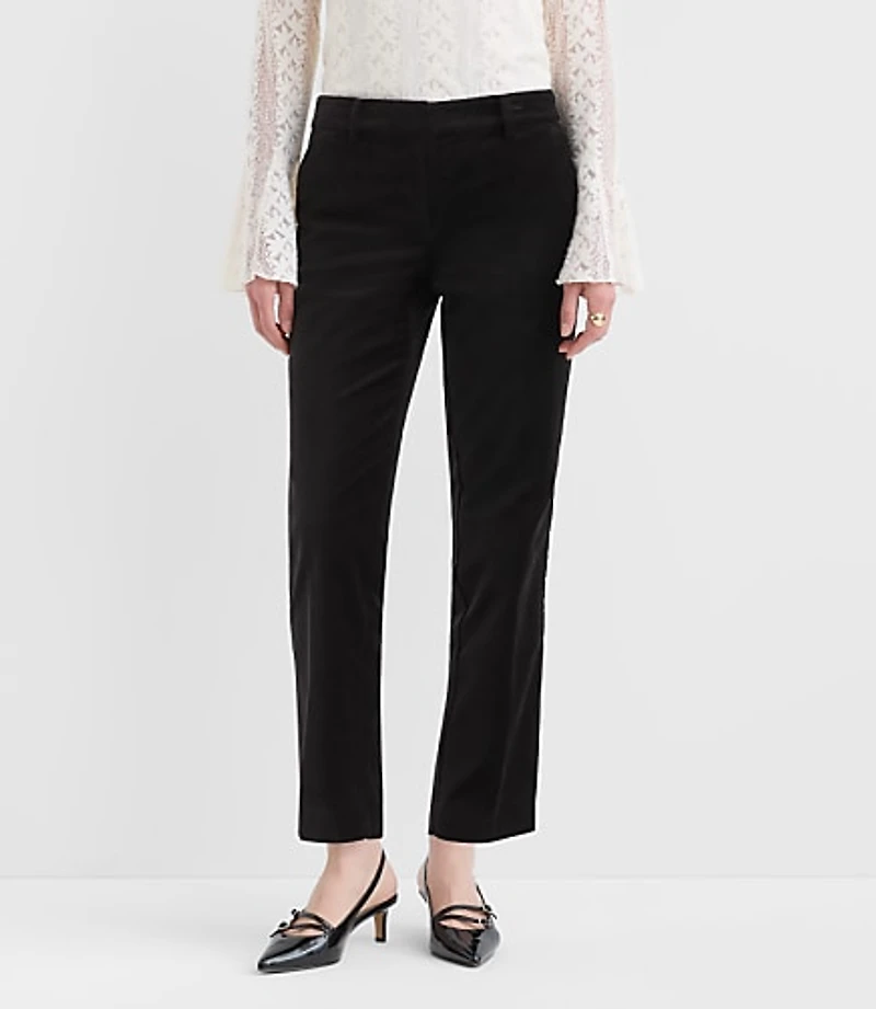 Curvy Riviera Slim Pants Velvet