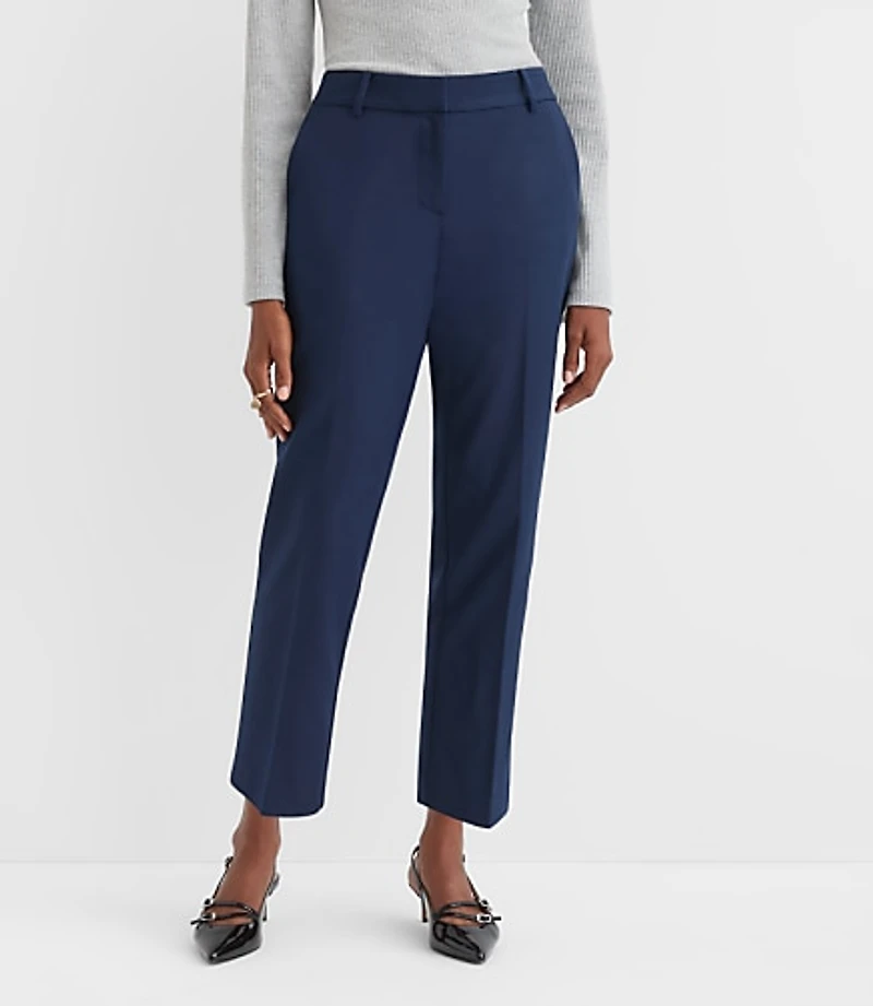 Curvy Riviera Slim Pants Doubleweave