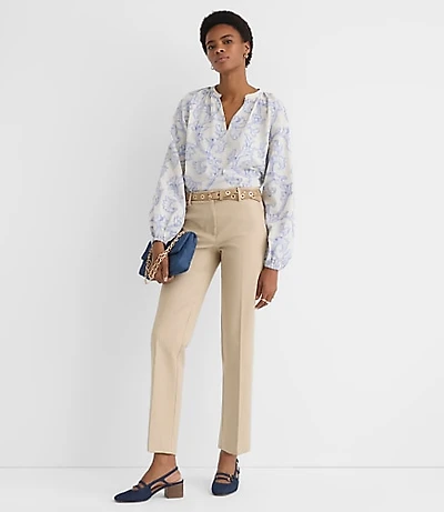 Tall Riviera Slim Pants Doubleweave