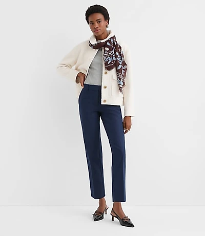 Petite Riviera Slim Pants Doubleweave