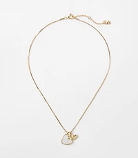 Mother of Pearl Heart Necklace