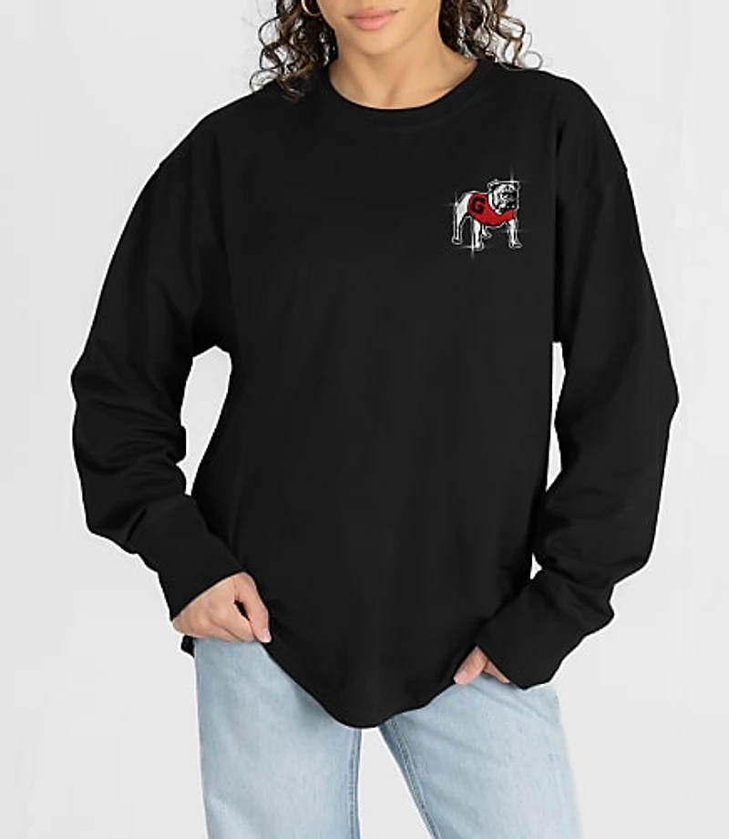 Gameday Couture Georgia Bulldogs Light It Up Tee