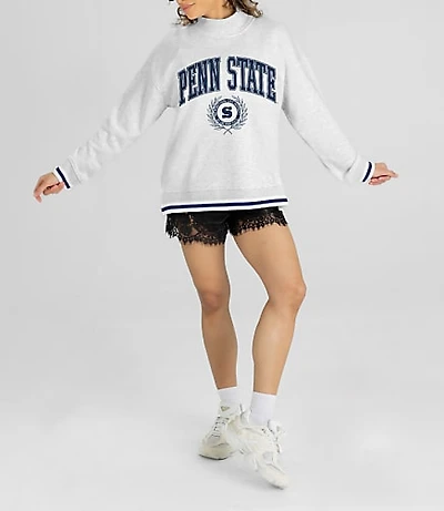 Gameday Couture Penn State Nittany Lions Rally Point Funnel Neck Sweatshirt