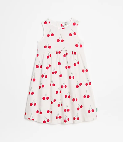 LOFT x Mon Coeur Recycled Cotton Cherry Tank Dress