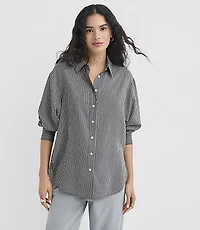 Striped Everyday Oversized Shirt
