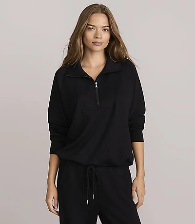 Petite Lou & Grey Scubasoft Half Zip Top