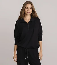 Petite Lou & Grey Scubasoft Half Zip Top
