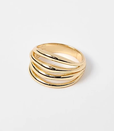 Wave Statement Ring