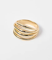 Wave Statement Ring