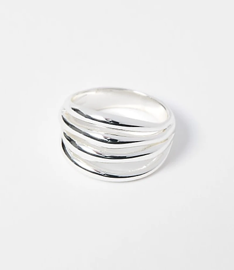 Wave Statement Ring