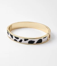 Spotted Hair Calf Cuff Bracelet