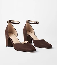 Ankle Strap Block Heels