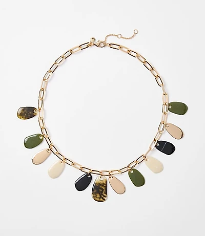Modern Drop Statement Necklace