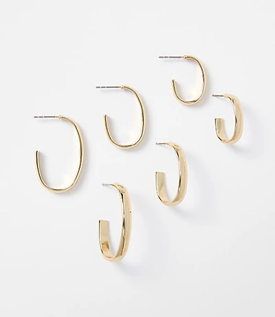 Modern Hoop Earring Set