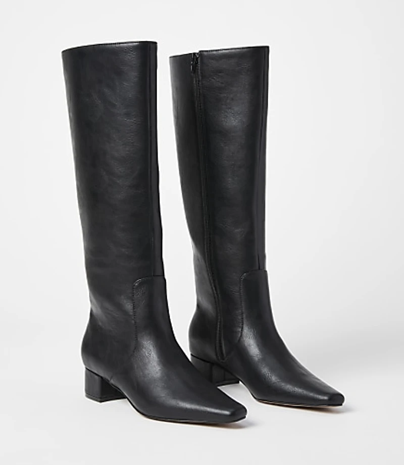 Tall Block Heel Boots