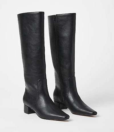 Tall Block Heel Boots