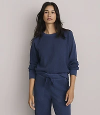 Petite Lou & Grey Garment Dyed Waffle Top