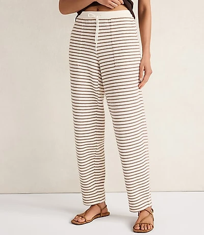 Haven Well Within Cotton Blend Textured Barrel Leg Pants