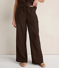 Haven Well Within Linen Wide Leg Drawstring Pants