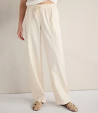 Haven Well Within Cotton Ecru Denim Barrel Leg Pants