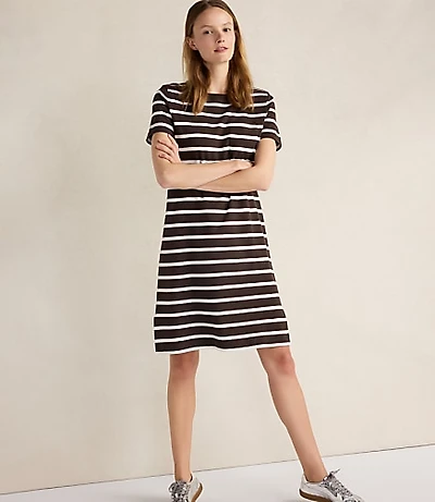Haven Well Within Organic Cotton Interlock Striped T-Shirt Dress