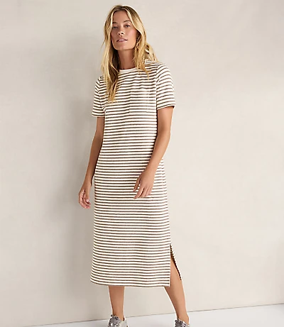 Haven Well Within Cotton Blend Textured T-Shirt Dress