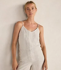 Haven Well Within Linen Pintuck Cami